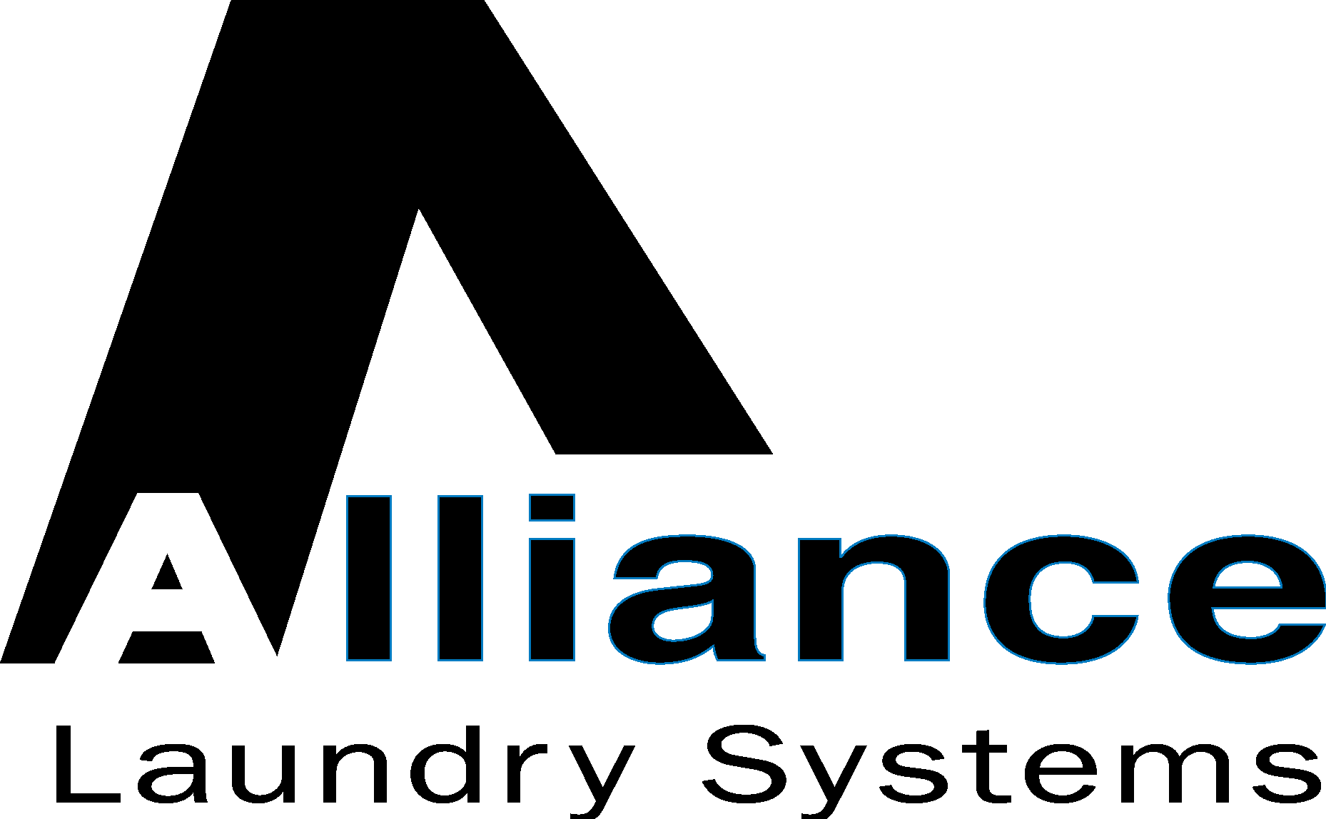 Alliance Laundry Systems Black Logo Vector Logo